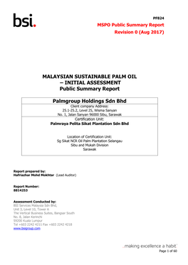 Palmraya Pelita Sikat Plantation Sdn Bhd