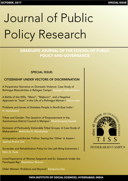 Journal of Public Policy Research