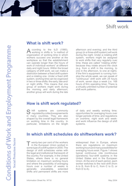 What Is Shift Work?