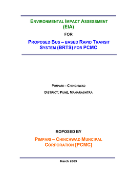 (Eia) System (Brts) for Pcmc