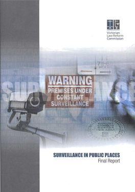 Surveillance in Public Places Final Report 18