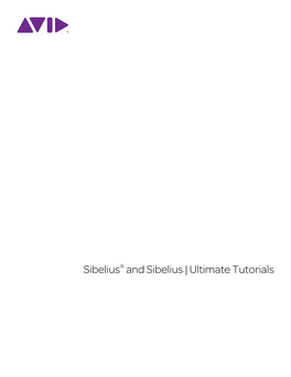 Sibelius Tutorials