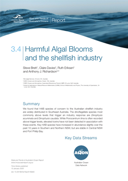 Harmful Algal Blooms and the Shellfish Industry