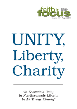 UNITY, Liberty, Charity