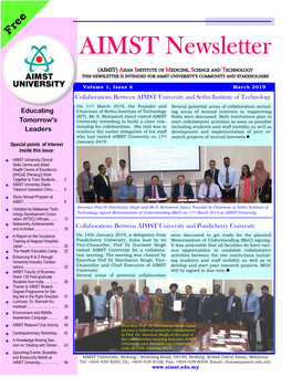 AIMST Newsletter