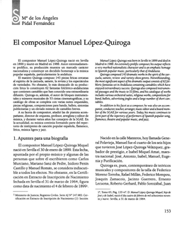 El Compositor Manuel López-Quiroga