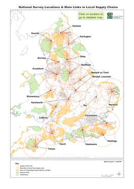 National Survey Locations & Main Links in Local Supply