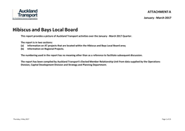 Item 17 Auckland Transport Update to the Hibiscus and Bays Local Boar