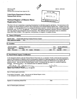 National Register of Historic Places Registration Form