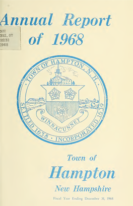 Annual Report of the Town of Hampton, New Hampshire