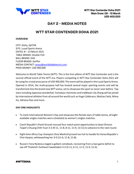 Day 2 - Media Notes