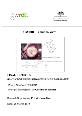 GWRDC Tannin Review