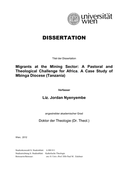 Dissertation