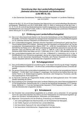 „Delmetal Zwischen Harpstedt Und Delmenhorst“ (LSG WE OL 63)