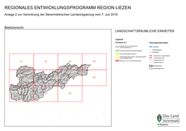 Landschaftliche Einheiten