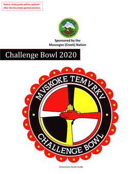 Challenge Bowl 2020