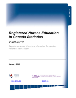 Registered Nurses Education in Canada Statistics, 2009-2010