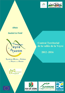 Contrat Territorial De La Vallée De La Veyre 2012 -2016