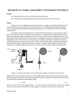 Mechanical Work and Energy Conversion Into Heat
