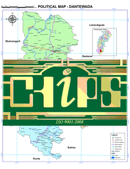 Political Map - Dantewada 81°11'0