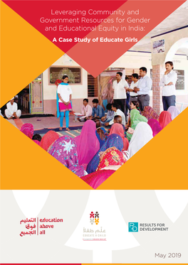 Leveraging Community and Government Resources for Gender and Educational Equity in India: a Case Study of Educate Girls