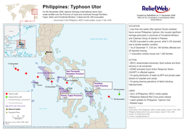 Philippines: Typhoon Utor