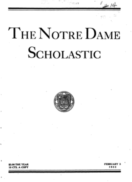 Notre Dame Scholastic, Vol. 66, No. 14