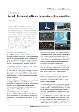 Luciad - Geospatial Software for Mission-Critical Operations