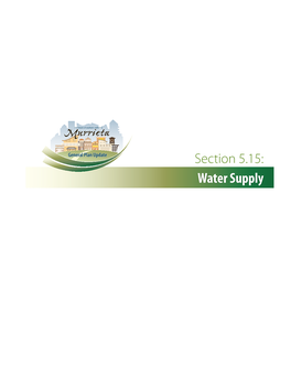 Section 5.15: Water Supply