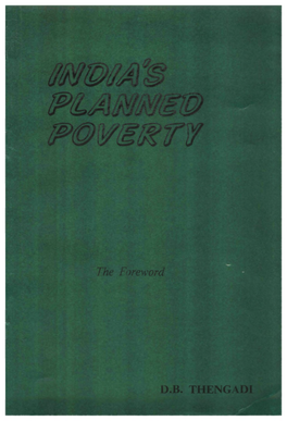 India's Planned Poverty