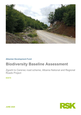 Biodiversity Baseline Assessment