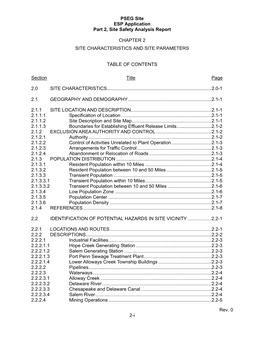 Site Safety Analysis Report