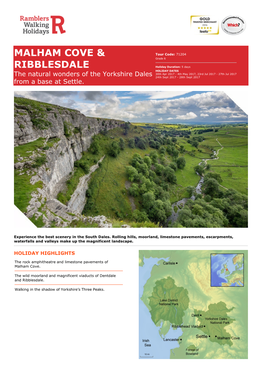 Malham Cove & Ribblesdale