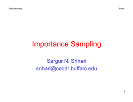 Importance Sampling