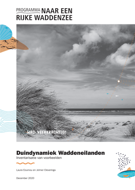 Duindynamiek Waddeneilanden Inventarisatie Van Voorbeelden