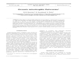 Oceanic Mixotrophic Flatworms*