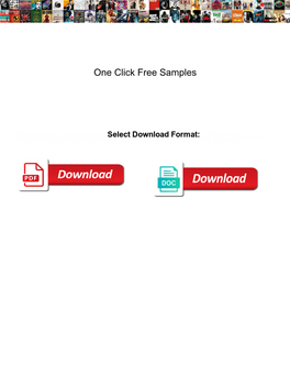 One Click Free Samples