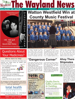 Watton Westfield Win at County Music Festival