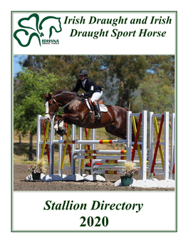 Stallion Directory 2020 Registered and Approved Irish Draught Stallions Accomac