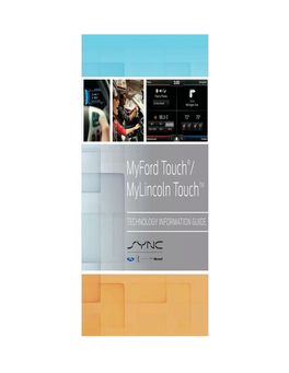 SYNC Ford Mytouch Technology Information Guide