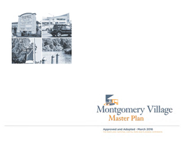 Montgomery Village Master Plan Approved and Adopted