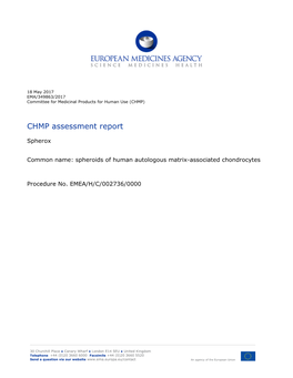 CHMP Assessment Report