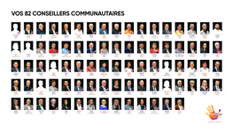 Vos 82 Conseillers Communautaires