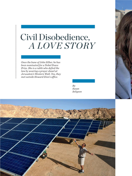 Civil Disobedience, a LOVE STORY