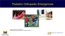 Stuart a Bradin, DO, FAAP, FACEP Associate Professor of Pediatrics and Emergency Medicine 1