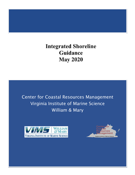 Integrated Shoreline Guidance