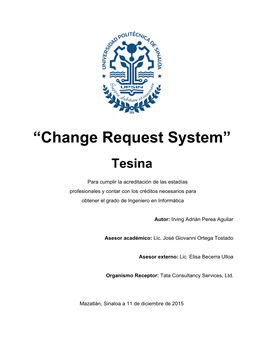 “Change Request System”