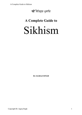 A Complete Guide to Sikhism