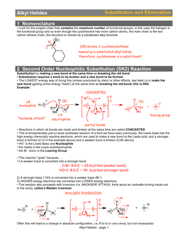 (SN2) Reaction