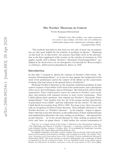 Arxiv:2004.09254V1 [Math.HO] 20 Apr 2020 Srpoue Ntels Frfrne Eo.I Sa Expand an Is It Below